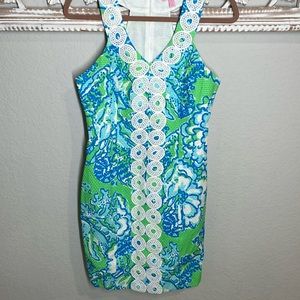 Lilly Pulitzer Trudy dress crochet trim